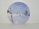 Royal Copenhagen 
Art Nouveau plate Winter landscape  from 
1898-1923