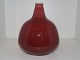 Bing & Grondahl Art pottery
Unique oxblood vase by  Gudrun Meedom Bech