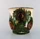 Kähler, Denmark, large glazed stoneware vase/flower pot holder. 1920 s.
