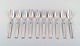 Horsens Denmark: "Funkis III". 10 pcs. pastry fork.