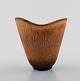 Carl Harry Stålhane/Stalhane, Rörstrand/Rorstrand stoneware vase. Beautiful 
hazel glaze.
