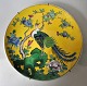 Japansk 
porcelæns fad, 
20. årh. 
Håndbemalet