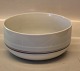 Sahara  312 Vegetable bowl 10 x 21 cm B&G White base, brown and blue lines