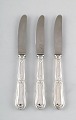 Danish silver (830). 3 fruit knives. Ca. 1930.
