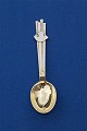 Michelsen Christmas spoon 1943 of Danish gilt 
silver