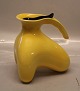 Kongelig Dansk Fajance Yellow pitcher with lid 20 x 20 cm Design Ole Jensen
