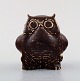 Carl Harry Stålhane, Rörstrand. Stoneware figure. Owl.
