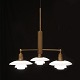 Poul Henningsen: Chandelier. Made by Louis Poulsen. H: 57cm. D: 57cm