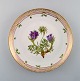 Porcelain plate in flora danica style.
High-quality hand-painted.