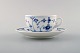 Bing & Grondahl / B&G, Blue Fluted. Coffee cup with saucer.
