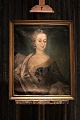 Decorative, 
1800s portrait 
oil painting on 
canvas by ...