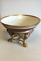 Danam Antik 
presents: 
Bing og 
Grondahl Punch 
Bowl on stand 
of porcelain, 
decorated in 
red, blue and 
gold. Stand ...