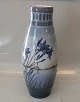 Royal Copenhagen  354 RC Vase 42 cm Blue Iris at the Seaside Signed in Monogram 
AM? 1908  model By J. Jacobsen 1901
