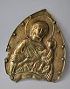 Greek icon in 
brass, 19th 
century