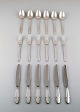 Georg Jensen Beaded complete 6 person dinner service.
