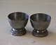 Egg Cups 4 x 4.5 cm Just Andersen Pewter TINN