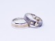 A pair of wedding rings of 925 sterling silver and 14 ct. gold, stamped Br.J. by 
Bræmer-Jensen.
5000m2 showroom.