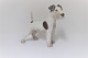 Bing & Grøndahl. Ruhåret foxterrier. Model 1998. Højde 14,5 cm. (1 sortering)