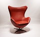 The Egg - Model 3316 - Red Elegance Leather - Arne Jacobsen - Fritz Hansen
