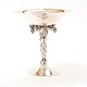 Georg Jensen Traubenschale, Stelilngsilber. #263B. H: 19cm. D: 18,4gr. G: 577gr