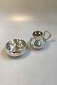Georg Jensen 
Sterling Silver 
Creamer and 
Sugar Bowl No 
...