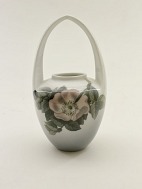 Royal Copenhagen art nouveau vase med hank  173/29