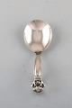 Georg Jensen Acorn jam / marmelade spoon in sterling silver.
