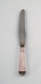 Georg Jensen "Pyramid" dinner knife. Rare large model, dated 1945-51.