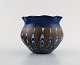 Kähler, HAK. Vase i glaseret keramik. Smuk glasur i brune og blå nuancer. 
1930/40