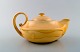 Kähler, Denmark. Glazed ceramic teapot. Beautiful uranium yellow glaze. 1930 / 
40