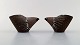 Thomas Nittsjo. Two unique ceramic figures in the form of birds.
Swedish design, 1960