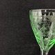 Green Blue Fluted white wine glass
