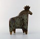 Lisa Larson for Gustavsberg. Stor elg i glaseret keramik. 1970