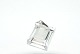 Elegant lady White gold ring with Brilliant in 14 carat white gold