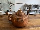 Danish copper 
kettle, 19th 
century, signed