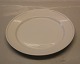 14923 Hvid Domino Frokostallerken 21 cm (621) Kongelig Dansk Porcelæn 
