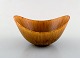 Gunnar Nylund for Rörstrand / Rorstrand. Bowl in glazed ceramics. Beautiful 
glaze in light brown shades. 1950 / 60