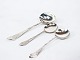 Different smaller  serving spoons in Antique Rococo, hallmarked silver.
5000m2 showroom.