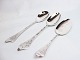 Different serving spoons in Antique Rococo, hallmarked silver.
5000m2 showroom.