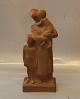 Art Pottery Terra cotta sculpture Mother & Child  29 cm TL Therese Lucheschitz 
