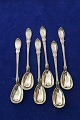 Dänisch Silberbesteck, Set von 6 Kaffeelöffel aus vergoldet Silber