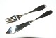 Christiansborg Fish cutlery, silverFishing fork 17.5 cm.Fishing knife 20.5 cm.