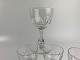 Derby white wine glass, 13 cm high, diameter 7 cm. 
Made at Holmegaard and other Danish glassworks