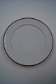 Brun Domino porcelæn, middagstallerken 25,5cm
