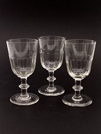 Berlinoir pokal glas H. 17,5 cm. 
