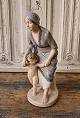 Royal Copenhagen rare Art Nouveau figure - Mother & child no. 1404