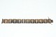 Block 3 Rk 
spliced 
Bracelet in 14 
carat
Length 18.5 cm