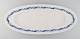 Early and large Royal Copenhagen Rosebud / Blue Rose fish dish in hand-painted 
porcelain. # 408/8022. Early 20th century.
