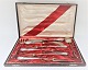 Silver serving set from Riga in box. silver 84 (875)
