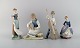 Lladro, Spain. Four porcelain figurines. 1970 / 80s.
